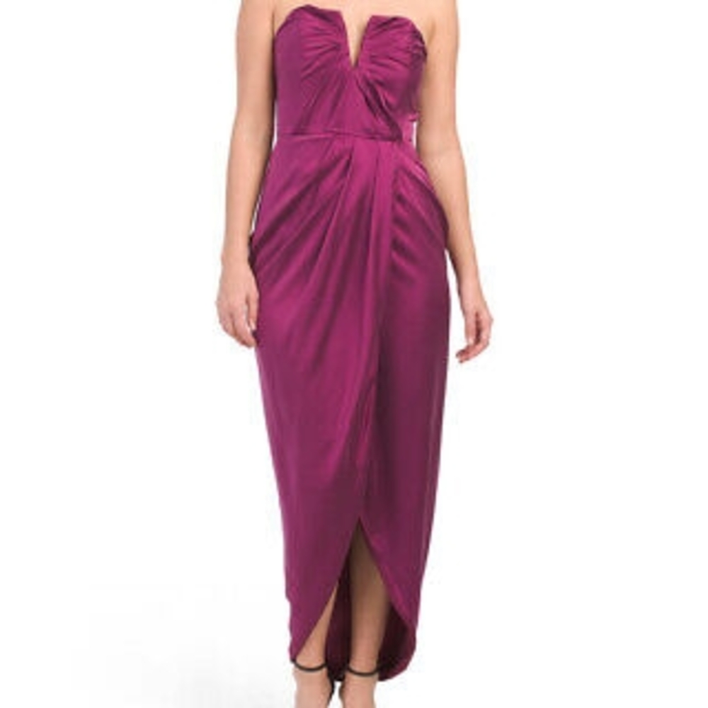 Yumi Kim Silk Bombshell Maxi Dress